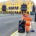 obreros municipales de limpieza pública
